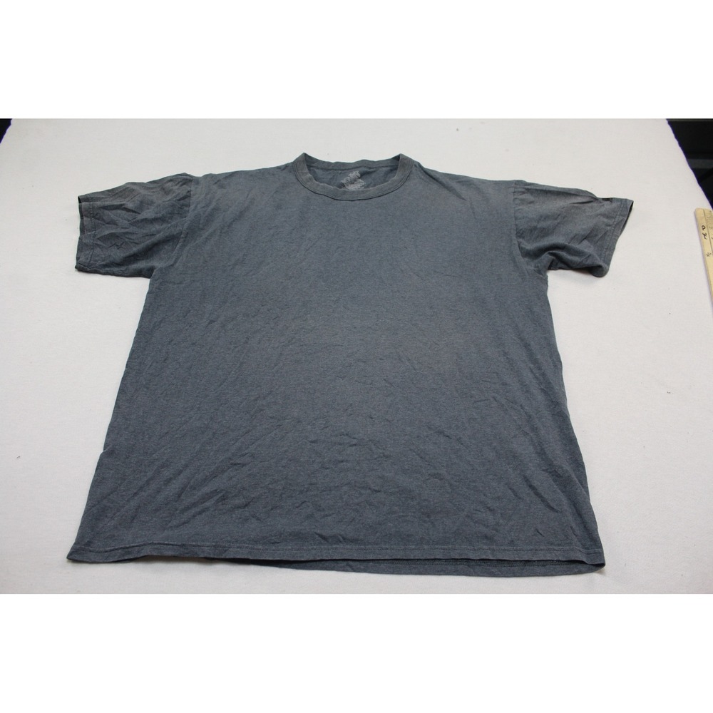 Russell Athletic T-Shirt Mens Extra Large Gray Excellent Short Sleeve Crew Neck